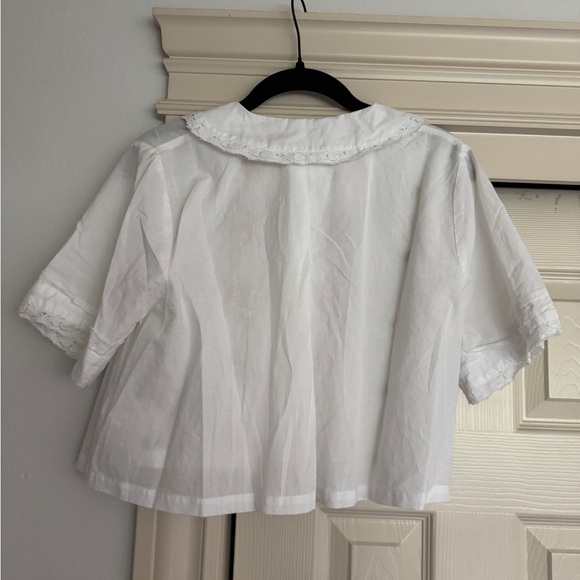 Batsheva White Floral Embroidered Top - Picture 5 of 7